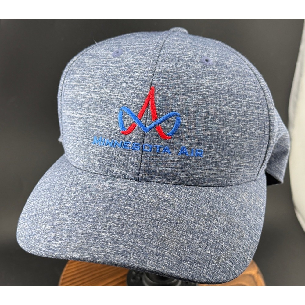 Port Authority-Minnesota Air-Totaline Flexfit 110 Snapback Hat Blue Heather OSFA
